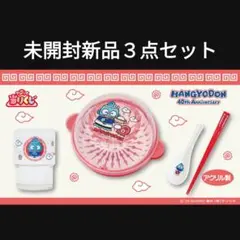 【3点セット】ハンギョドン 当たりくじ はし&レンゲ •グラス・電子レンジ蒸し器
