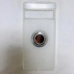 Google Pixel 8 Pro 用 ケース クリア リングスマホ シリコン