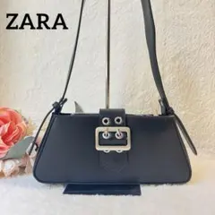 【美品】ZARA ザラ ベルトディテール ワンショルダー 黒 Y2K