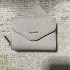 ⭐︎超美品⭐︎agnes b. 名刺入れ カードケース ベージュ - メルカリ