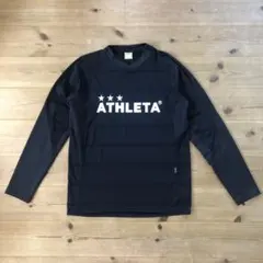ATHLETA 長袖プラクティスシャツ ブラック L アスレタのサムネイル