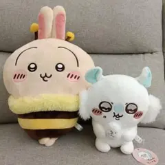 新品未使用 ちいかわ もぐもぐモモンガ ハチさんうさぎ ぬいぐるみ 2点セット