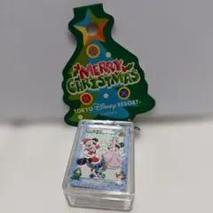 東京ディズニーリゾート クリスマス　ミニトランプ キーホルダー