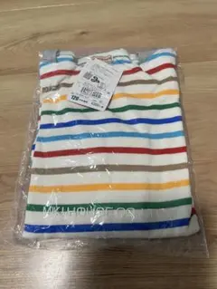 ミキハウス ストライプ 長袖 120 キッズ　子供　未使用