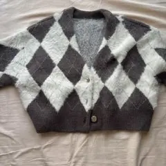 VIS ニットカーディガン