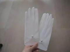 ショートグローブ　パール