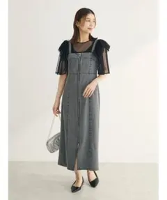 ELENCARE DUE デニムW-ZIPジャンスカ