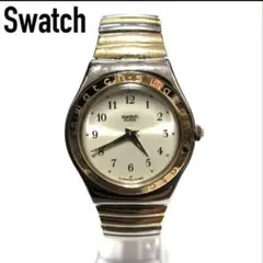 Swatch スウォッチ IRONY ゴールド/シルバー 蛇腹ベルト 腕時計のサムネイル