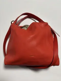 美品】FENDISSIME フェンディシメ 本革 ハンドバッグ レッド - メルカリ