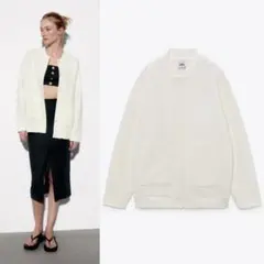 【ZARA】ボンバージャケット/エクリュ