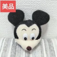 当時物 90s ミッキーマウス ぬいぐるみバッジ フェルトブローチ ディズニー