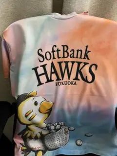 福岡ソフトバンクホークス ひな丸 Tシャツ Lサイズ①