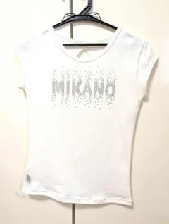MIKANO ミカランセ トップス ストーン付き 白