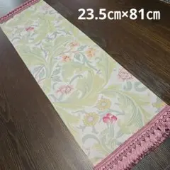 テーブルセンター　ウィリアムモリス　　ジャカード織り　レスターアカンサス