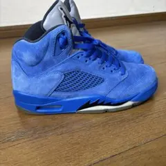 NIKE AIR JORDAN 5 RETRO ブルー スエード　27cmのサムネイル