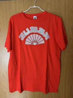 ZUMBA 赤 Tシャツ 扇子デザイン