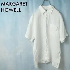 マーガレットハウエル｜Shirting Linen S/S（White・L）のサムネイル