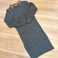 ラコステ　LACOSTE ニットワンピース　フリーサイズ
