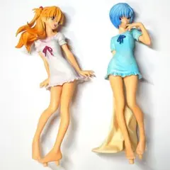 ◇ジャンク◇レイ&アスカ パジャマベイビー エクストラフィギュア 全2種