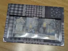 紙物ファイルセット☆ブルーシルバー系