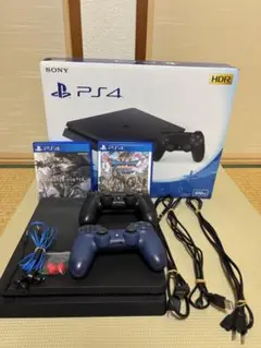 SONY PS4本体500GB＆純正コン2個＆ソフト2本セット