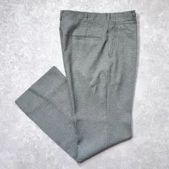 【美品】80s Hubbard ヴィンテージチェックパンツ TALON グリーン