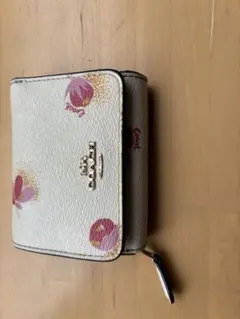 COACH 트라이 배 지갑 꽃무늬 핑크