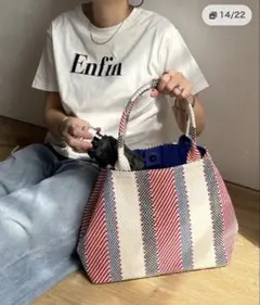 LBCトートバッグ 雑材モザイクA4トートバッグ レディースのサムネイル