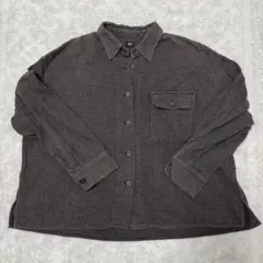 UNIQLO XL フランネルチェックシャツ長袖シャツ　定番