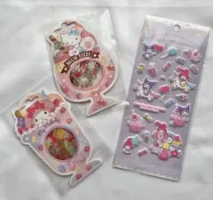 サンリオ ♡スイーツ シール＆マシュマロシール 3パックセット