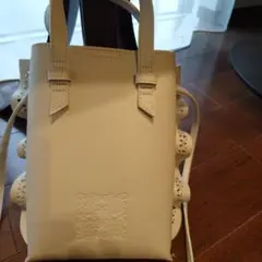 アンドラブ2way ショルダーバッグ ホワイト パンチングフリルのサムネイル