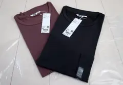 (ふく11様専用) UNIQLO-U グレー・ブラウン XL Tシャツ 2枚組
