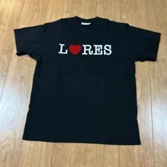 LORES ハートロゴ Tシャツ ブラック