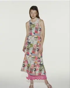 フミカウチダ Floral voile slip dress - メルカリ