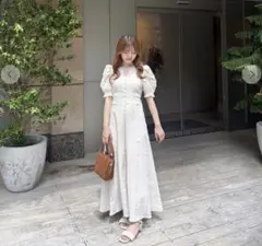 COCODEAL バックシャンチェックワンピース チャコール - メルカリ