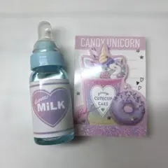 ゆめかわ♡ユニコーンメモ帳♡水のりセット♡