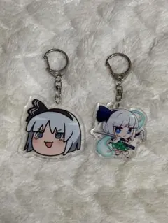 東方Project 魂魄妖夢 アクリルキーホルダー2個セット
