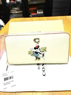 ☆新品未使用☆ COACH ☆Goofy イエロー ラウンドファスナー長財布