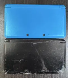 【ジャンク】ニンテンドー3ds/2台(ライトブルー/コスモブラック)