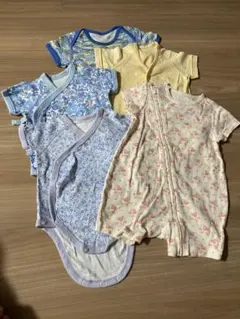 20%off！ベビー肌着 夏生まれの赤ちゃん！60 4点＋70のおまけ付き