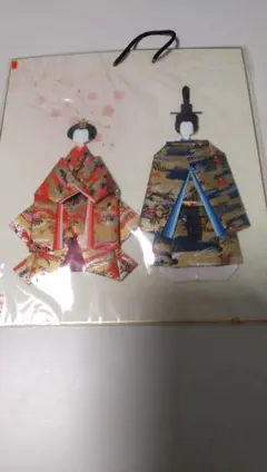 折り紙風 雛人形 ひな祭り用