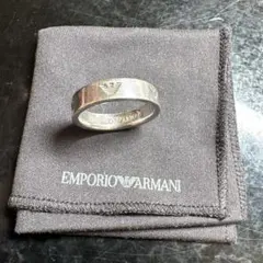 Emporio Armani シルバーリング　スターリングシルバー925彫刻入り Emporio Armani Sterling Silver 925 Crystal Ring Size 6.75 | eBay