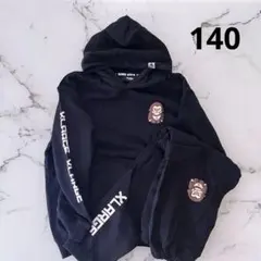 新品XLARGE KIDSスウェットセットアップ パーカー＆ロングパンツ 140