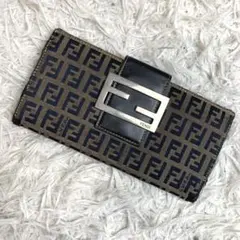 FENDI ズッカ柄 長財布 ブラックのサムネイル