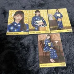 矢田萌華　生写真　浴衣　4種セミコンプ 矢田萌華 生写真 浴衣 4種セミコンプ - メルカリ