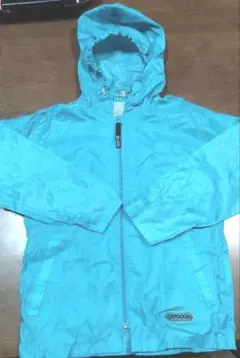 OUTDOOR フード付雨具撥水加工 水色　ハンギョドンカラー