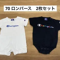 Champion 半袖ロンパース 70サイズ 2枚セット