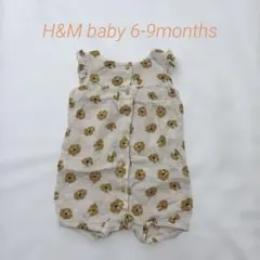 H&M baby ベビーロンパース 花柄 6-9months 74cmのサムネイル