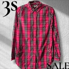 「即日発送」XXS GAP ピンク系チェック 長袖ネルシャツ アウター