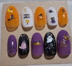 ハロウィン ネイルチップ 10本セット